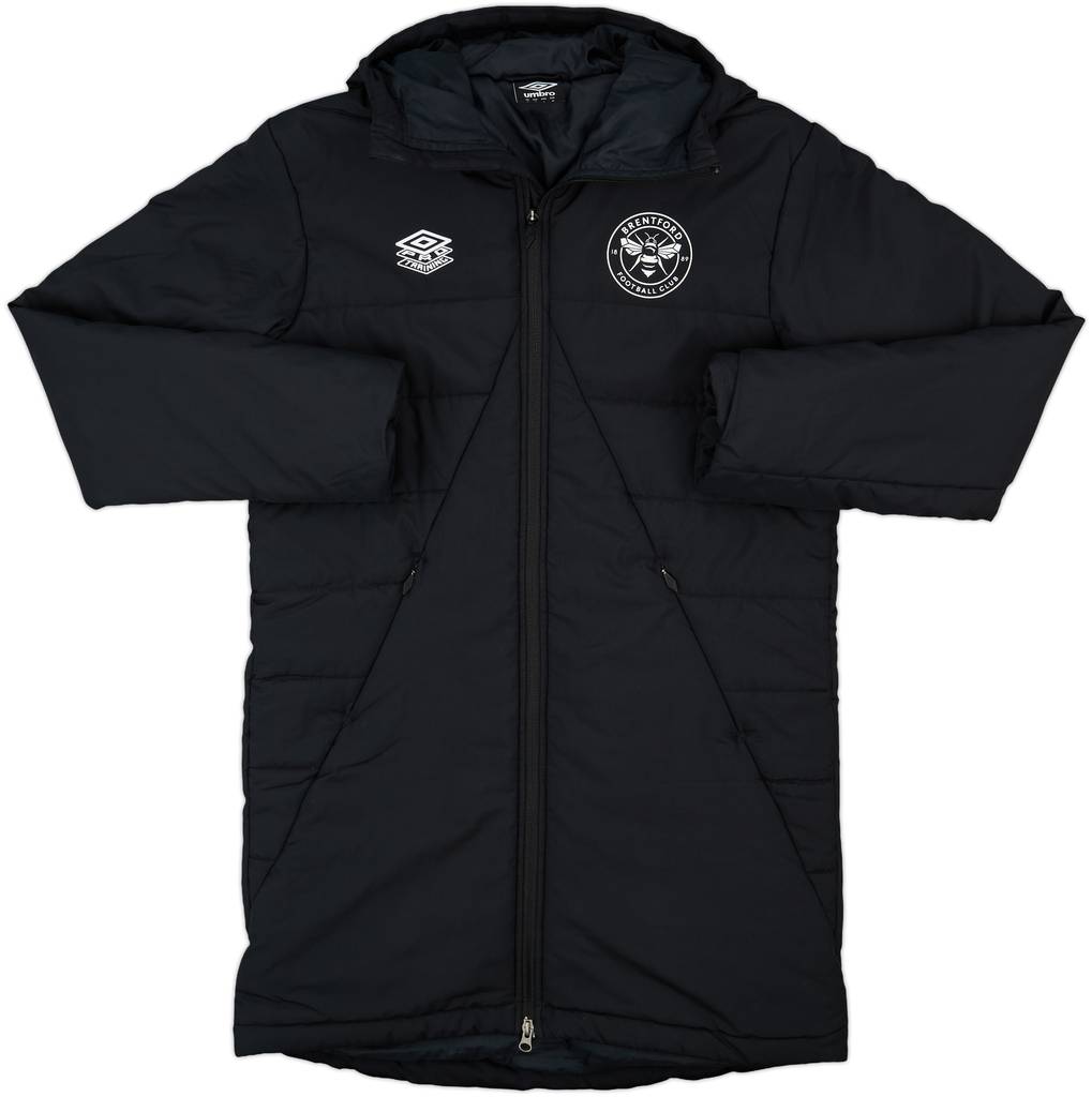 2020-21 Brentford Umbro Hooded Bench Coat - 10/10 - (M)