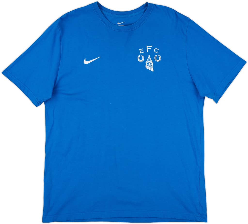 2013-14 Everton Nike Cotton Tee - 10/10 - (XL)
