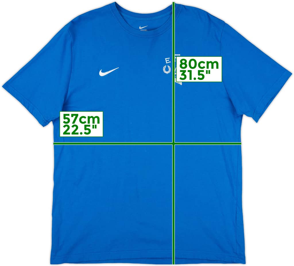 2013-14 Everton Nike Cotton Tee - 10/10 - (XL)