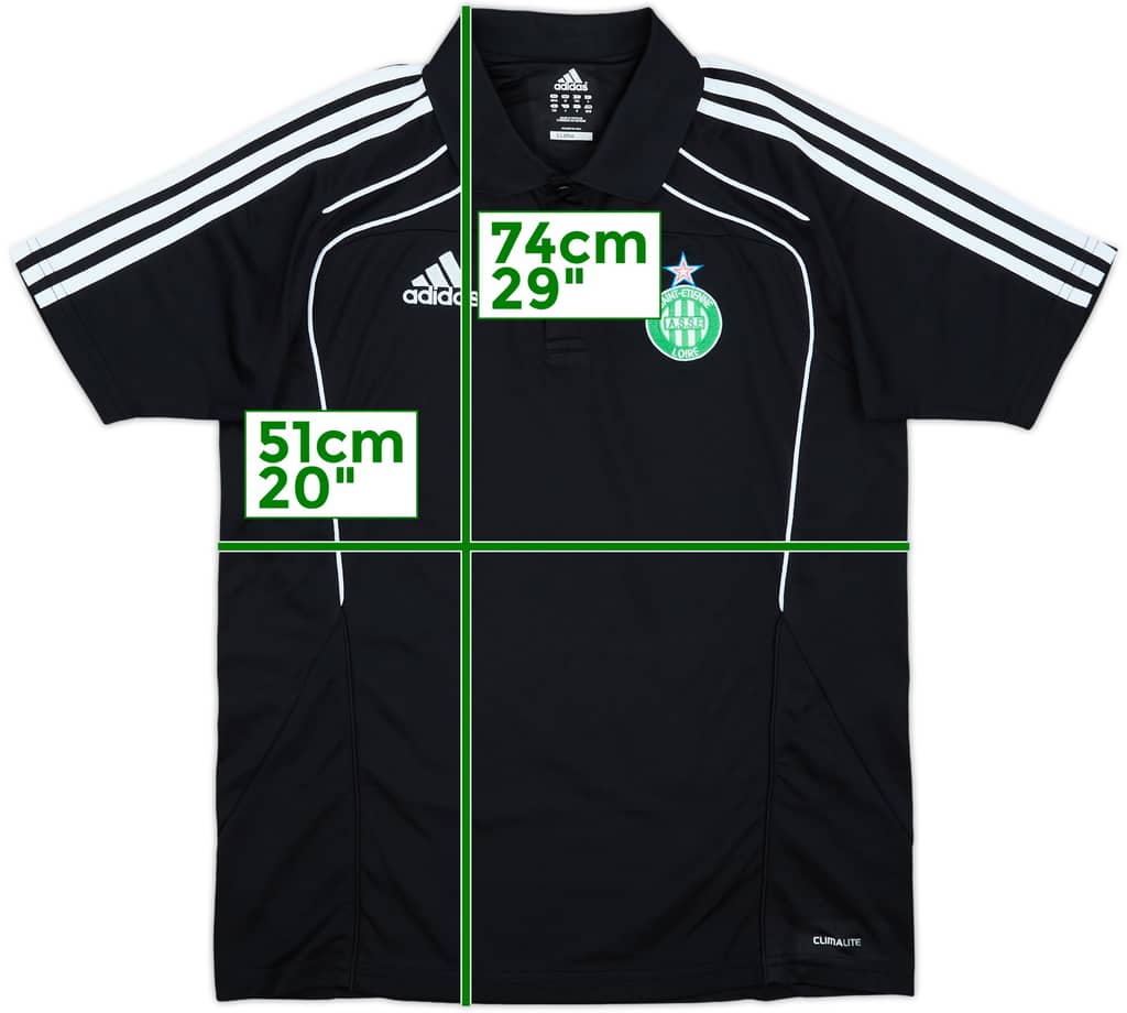 2006-07 Saint-Etienne adidas Polo Shirt - 10/10 - (M/L)