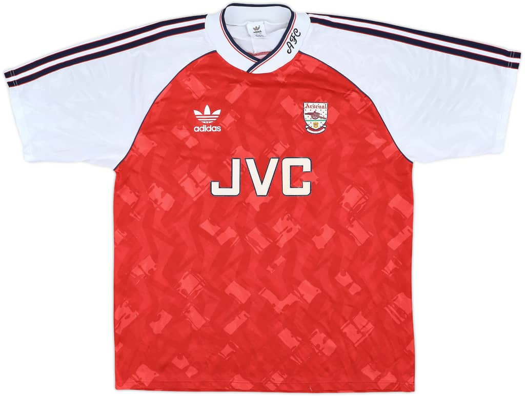 1990-92 Arsenal Home Shirt - 8/10 - (L)