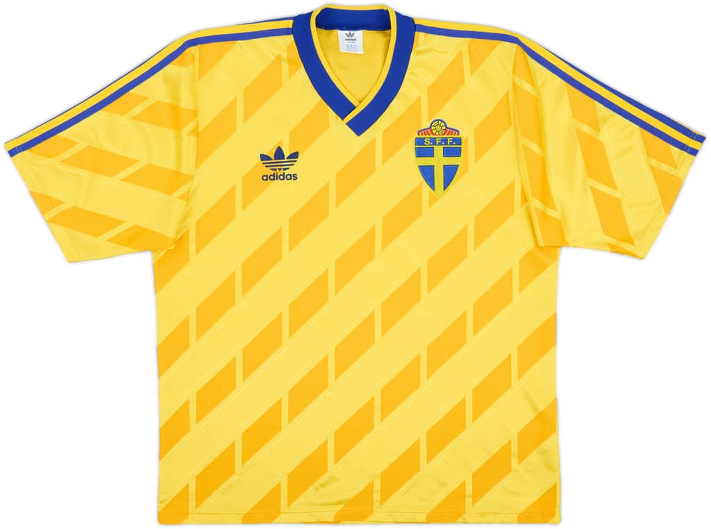 1988-91 Sweden Home Shirt - 8/10 - (L)