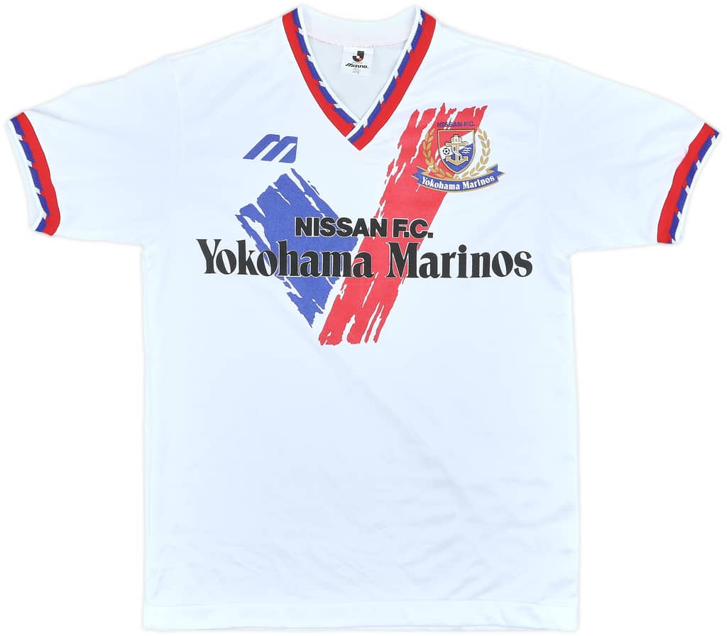 1993-94 Yokohama Marinos Mizuno Training Shirt - 9/10 - (L)