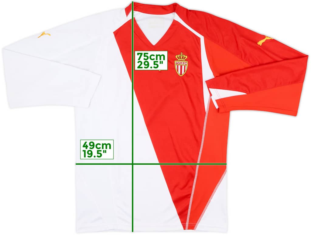 2004-06 Monaco Home L/S Shirt - 7/10 - (M)