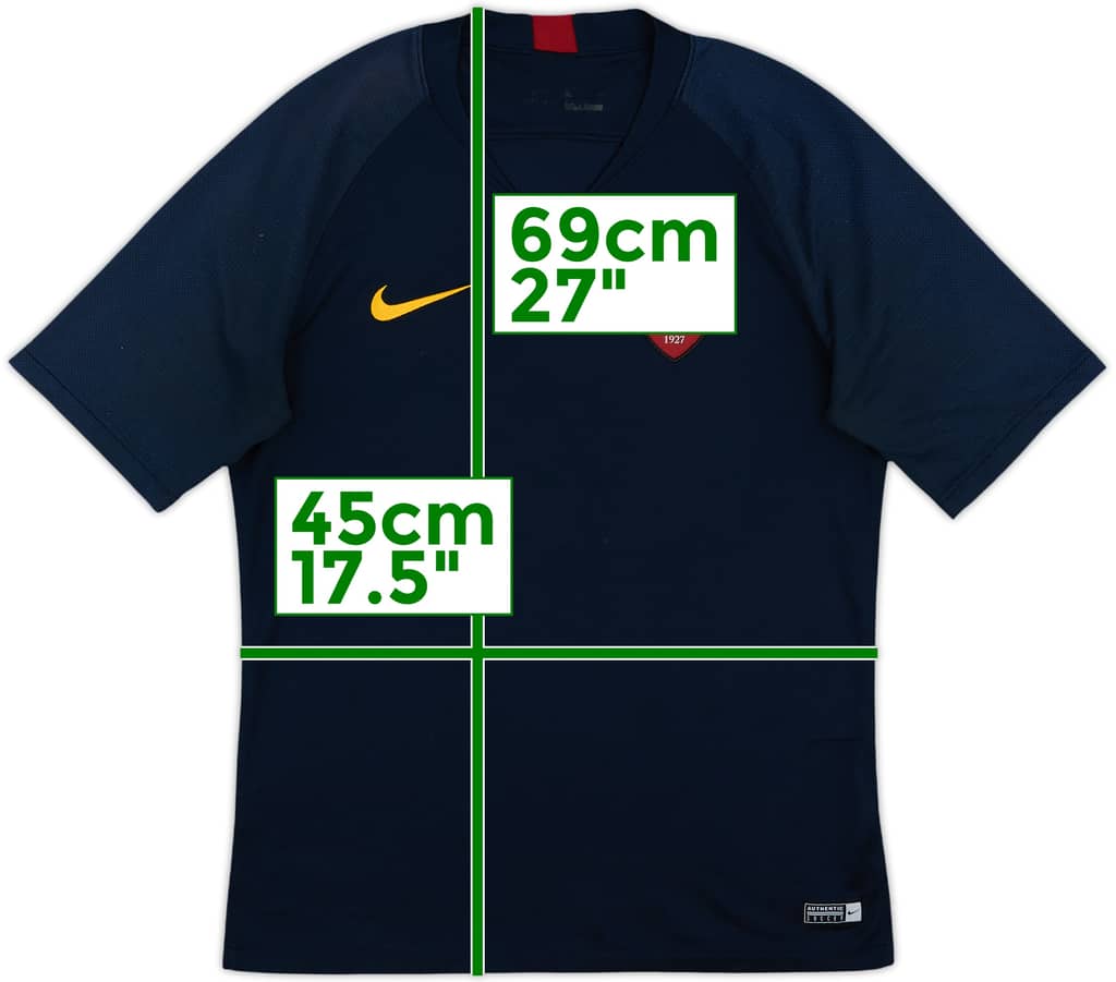 2019-20 Roma Nike Training Shirt - 8/10 - (M)