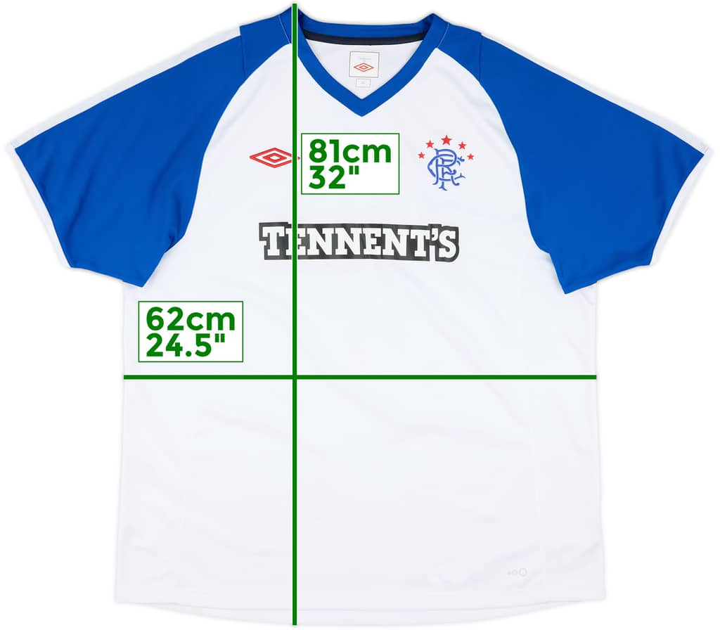2010-11 Rangers Umbro Training Shirt - 8/10 - (XXL)