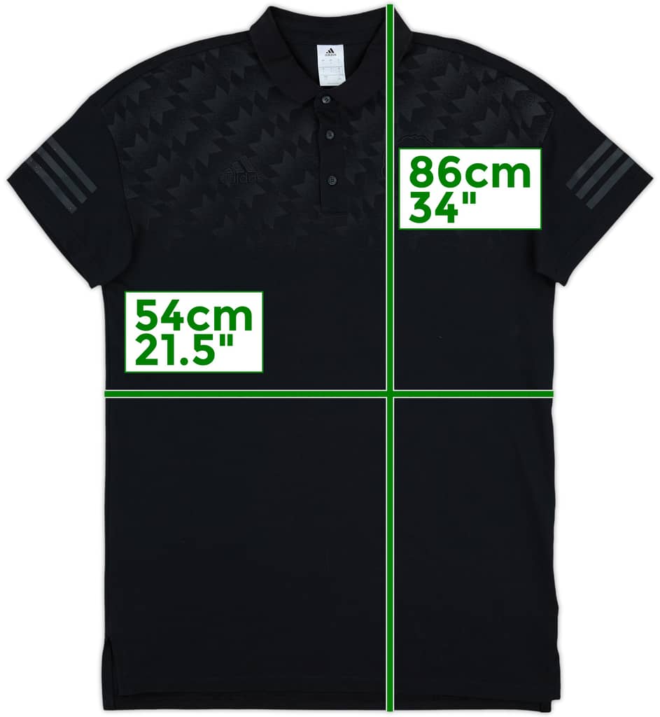 2017-18 Manchester United adidas Polo Shirt - 9/10 - (L)