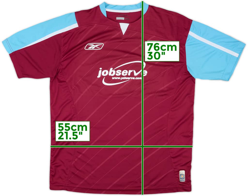2005-07 West Ham Home Shirt - 6/10 - (L)