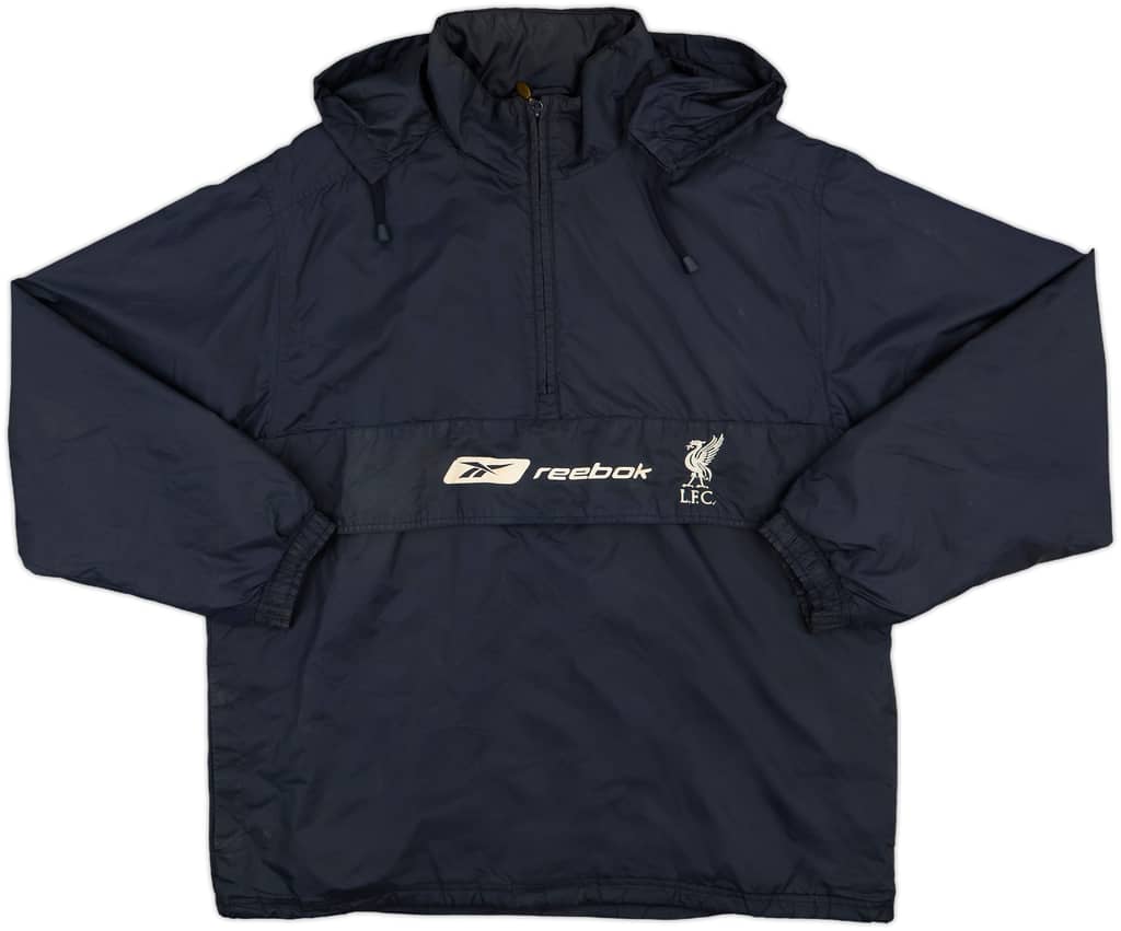 2002-04 Liverpool Reebok 1/2 Zip Rain Jacket - 6/10 - (L)
