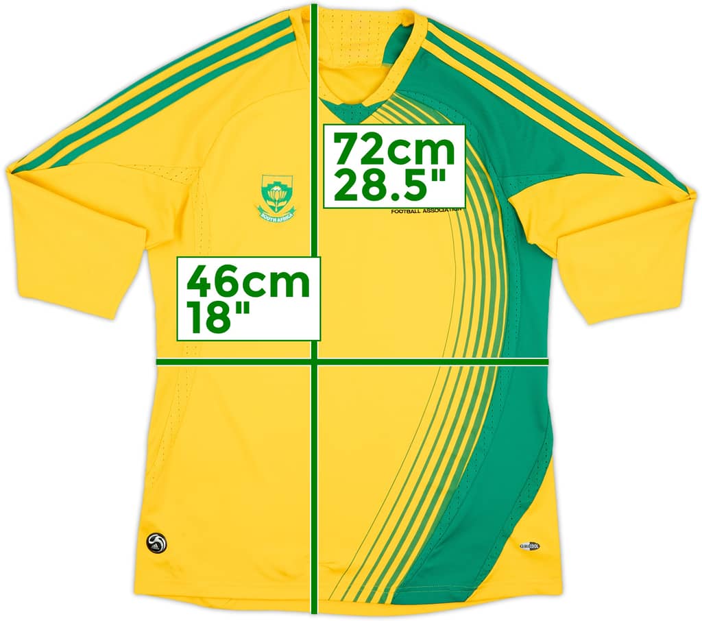 2007-09 South Africa Home Shirt - 8/10 - (M)