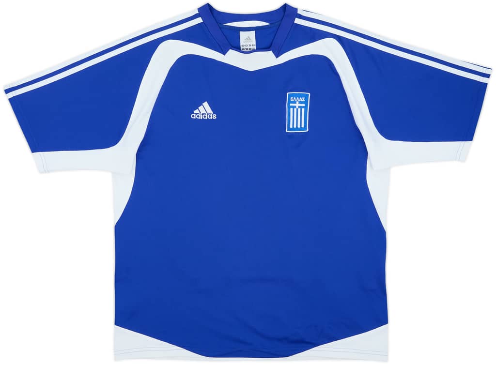 2004-06 Greece Home Shirt - 8/10 - (L)