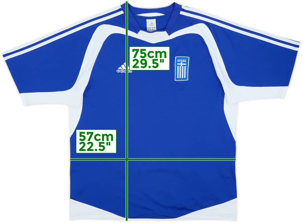 2004-06 Greece Home Shirt - 8/10 - (L)