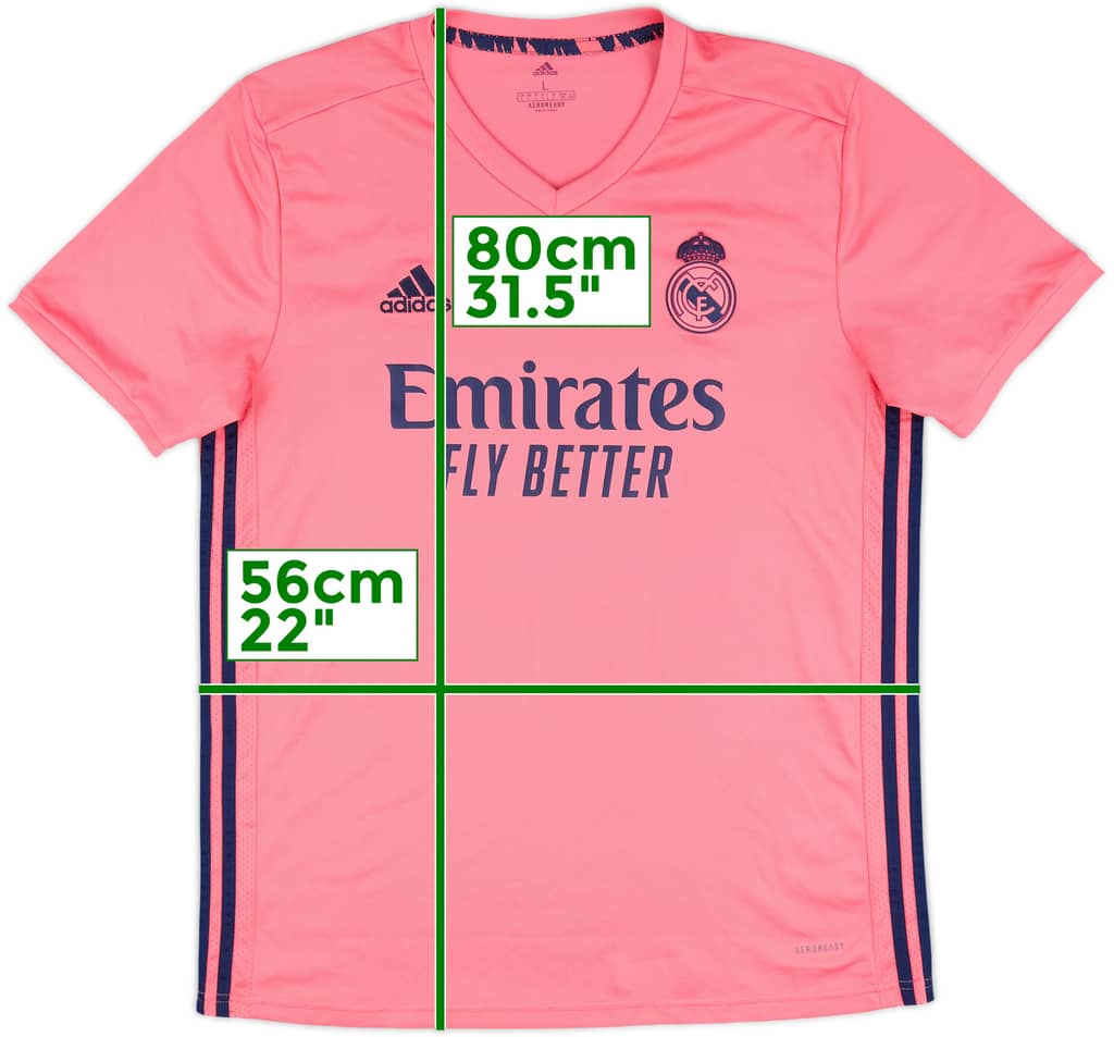 2020-21 Real Madrid Away Shirt - 7/10 - (L)