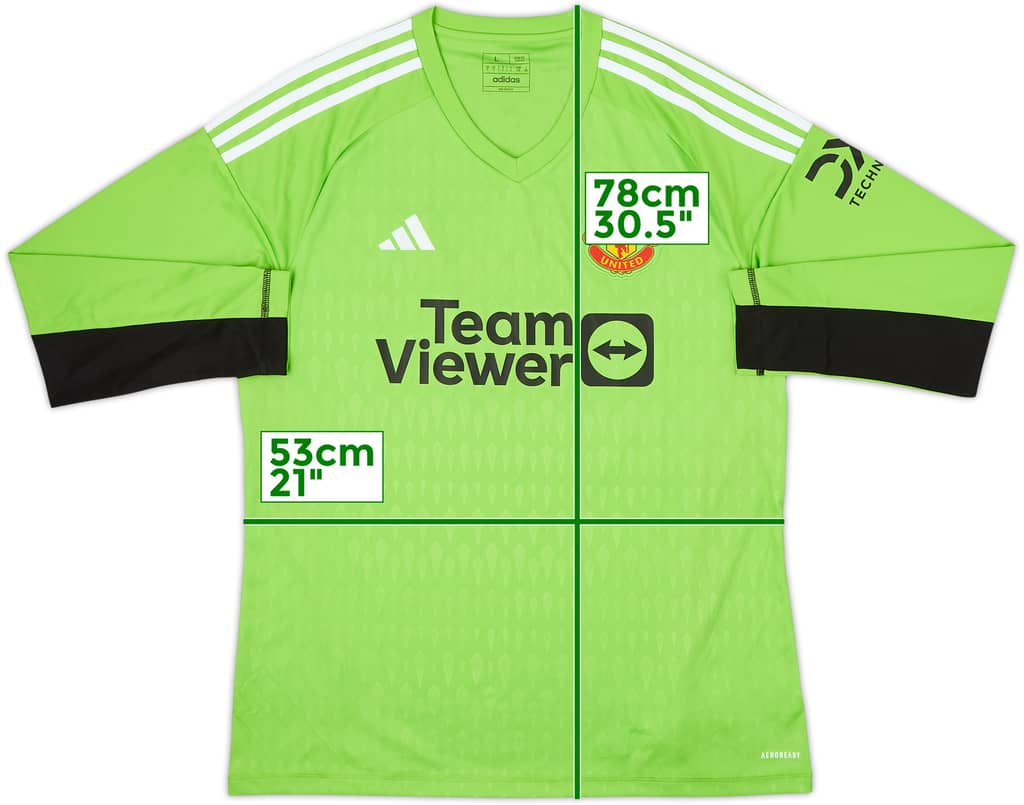 2023-24 Manchester United GK Shirt - 10/10 - (L)