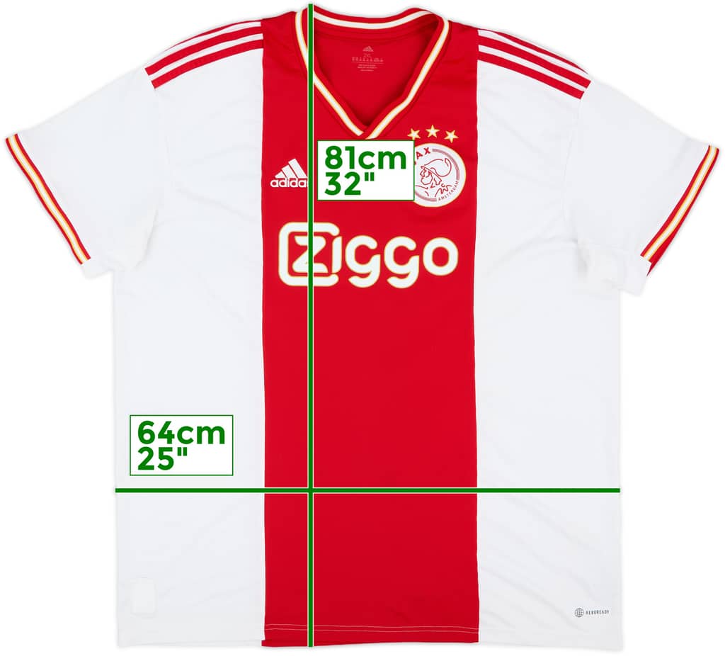 2022-23 Ajax Home Shirt - 6/10 - (XXL)