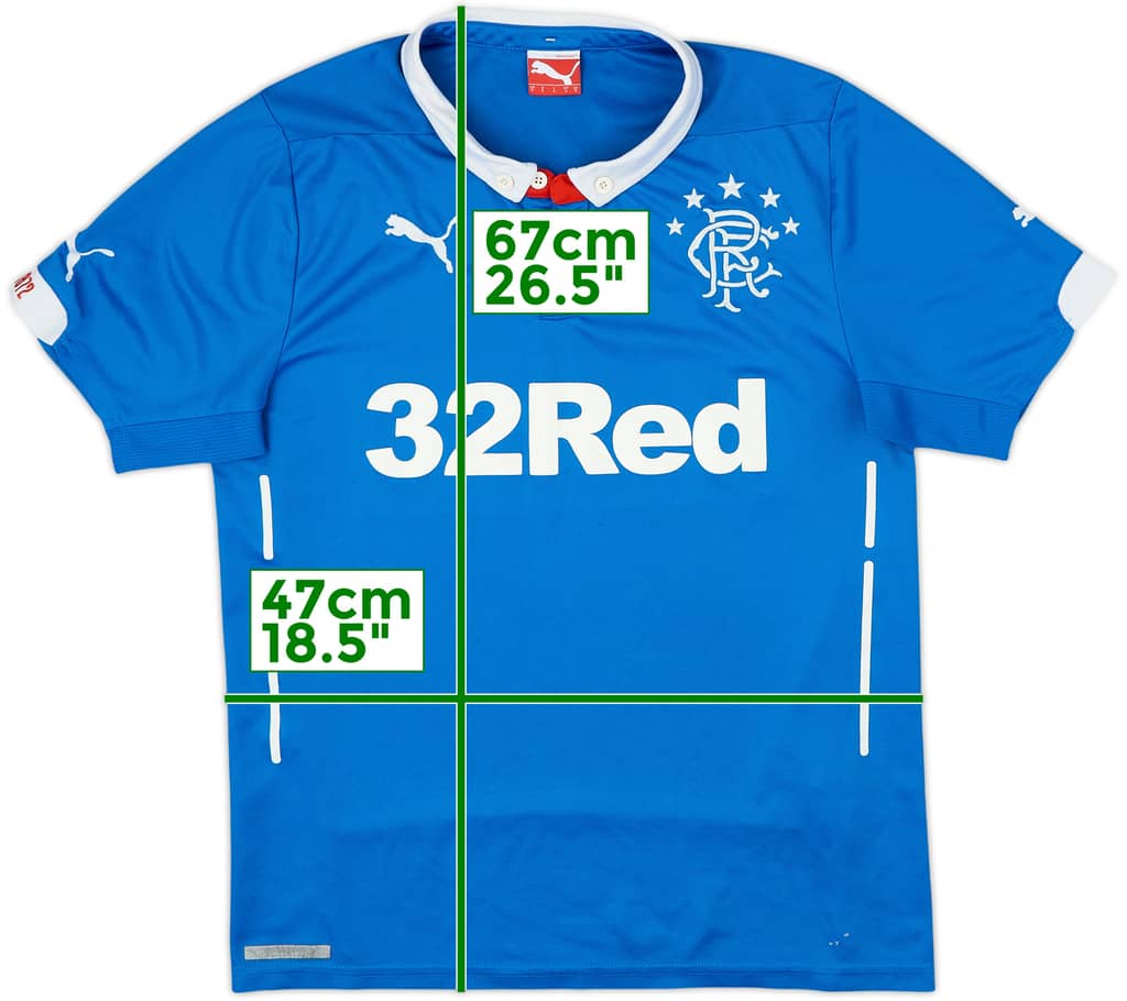 2014-15 Rangers Home Shirt - 6/10 - (S)