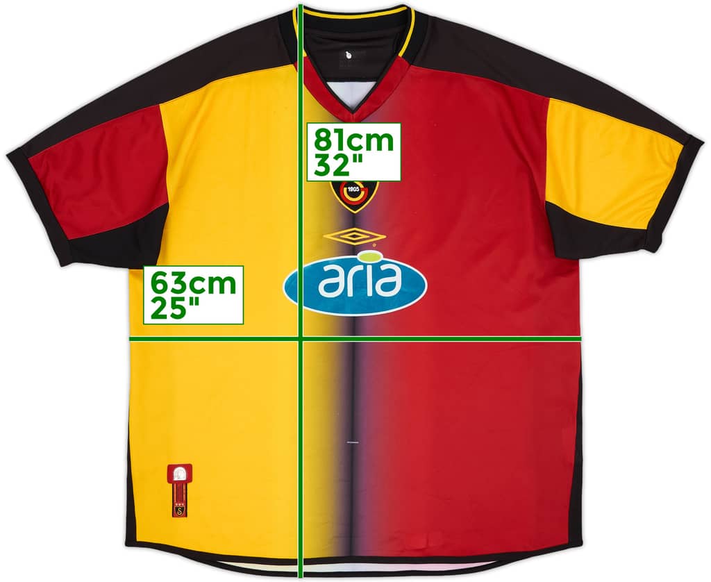 2003-04 Galatasaray Home Shirt - 5/10 - (XXL)