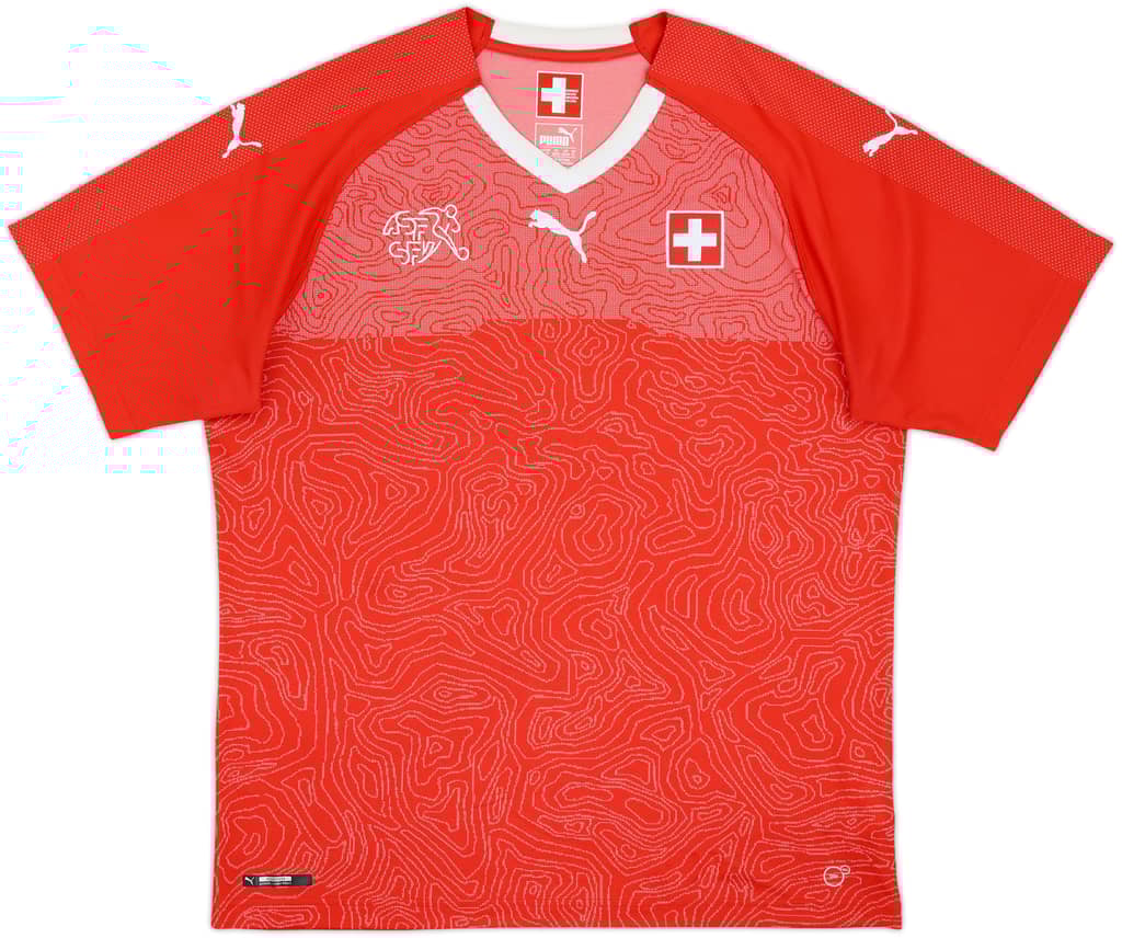 2018-20 Switzerland Home Shirt - 7/10 - (XL)