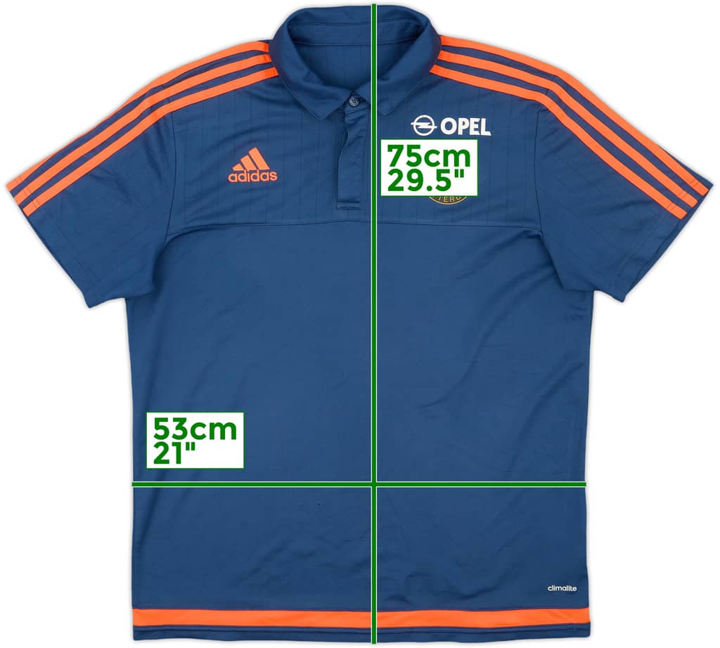 2015-16 Feyenoord adidas Polo Shirt - 5/10 - (L)
