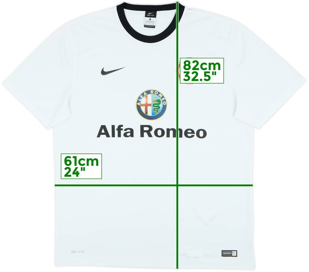 2014-15 Eintracht Frankfurt Basic Away Shirt - 9/10 - (XL)