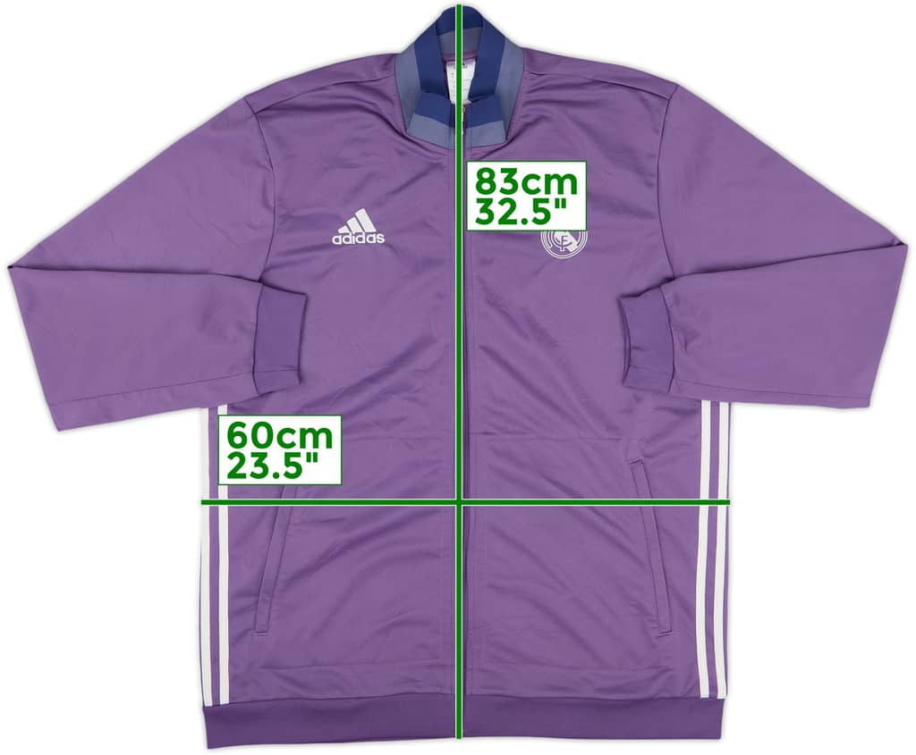 2016-17 Real Madrid adidas Track Jacket - 9/10 - (XL)