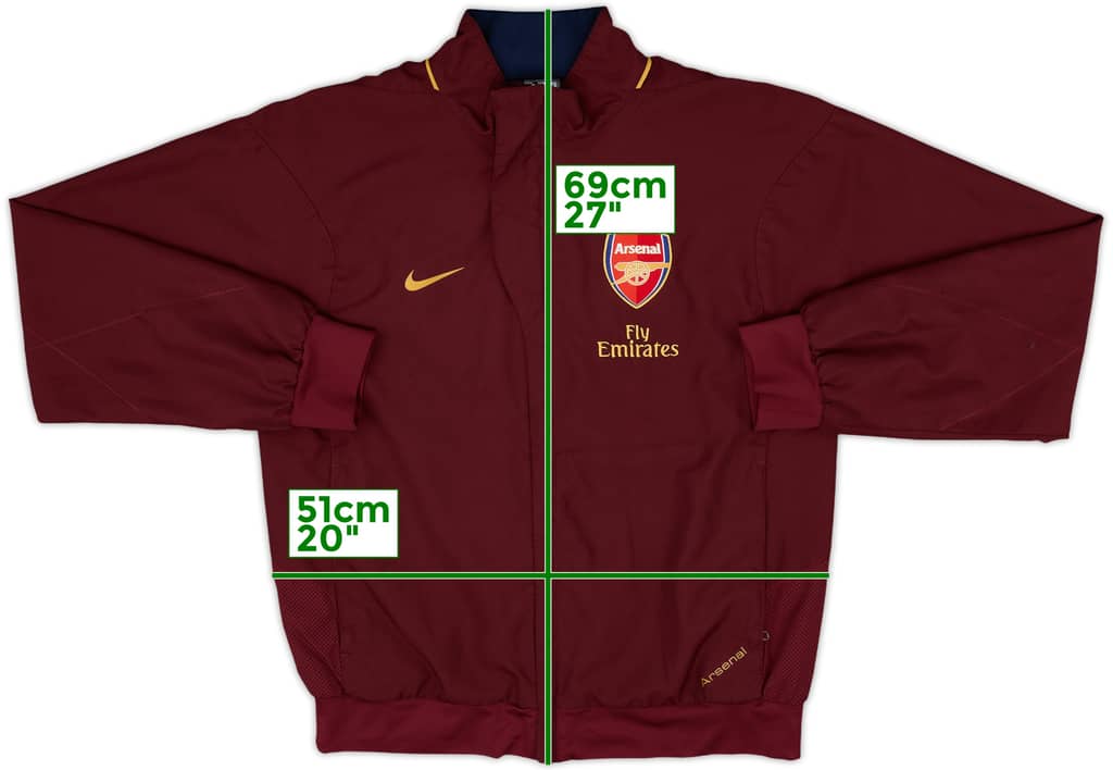2007-08 Arsenal Nike Track Jacket - 8/10 - (M)