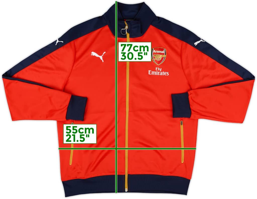 2015-16 Arsenal Puma Track Jacket - 9/10 - (L)