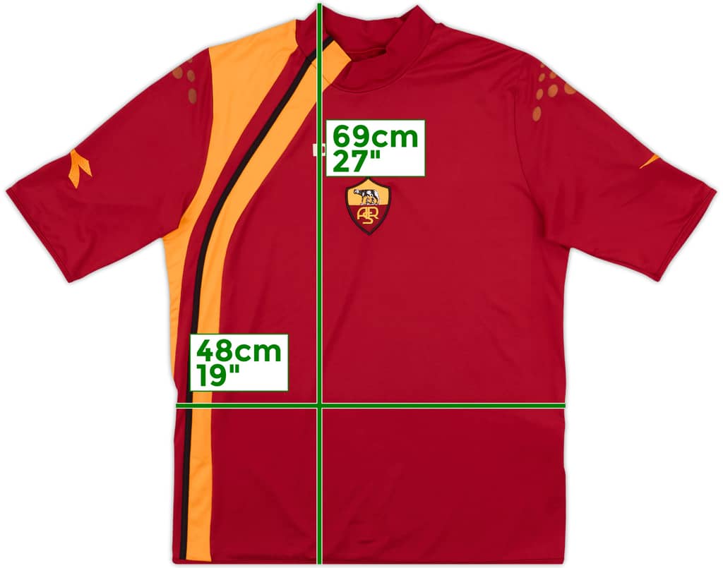 2005-06 Roma Home Shirt - 7/10 - (M)