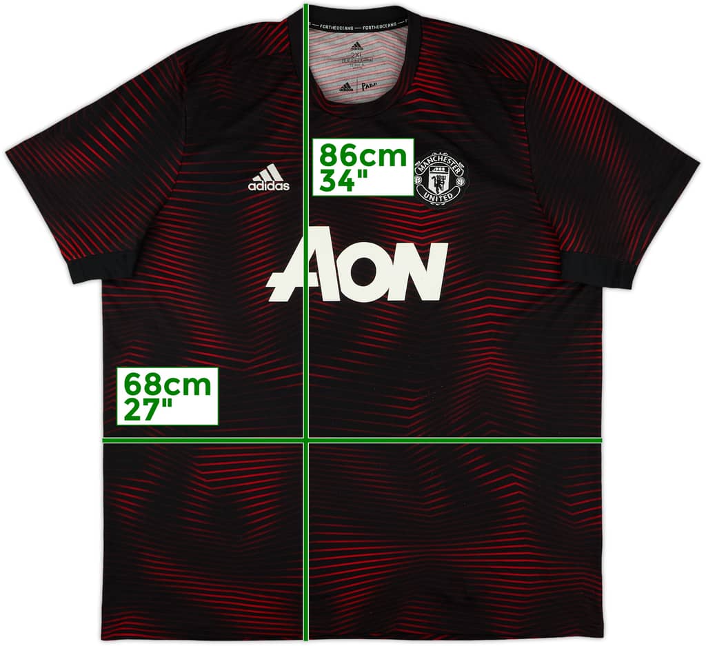 2018-19 Manchester United adidas Training Shirt - 7/10 - (XXL)