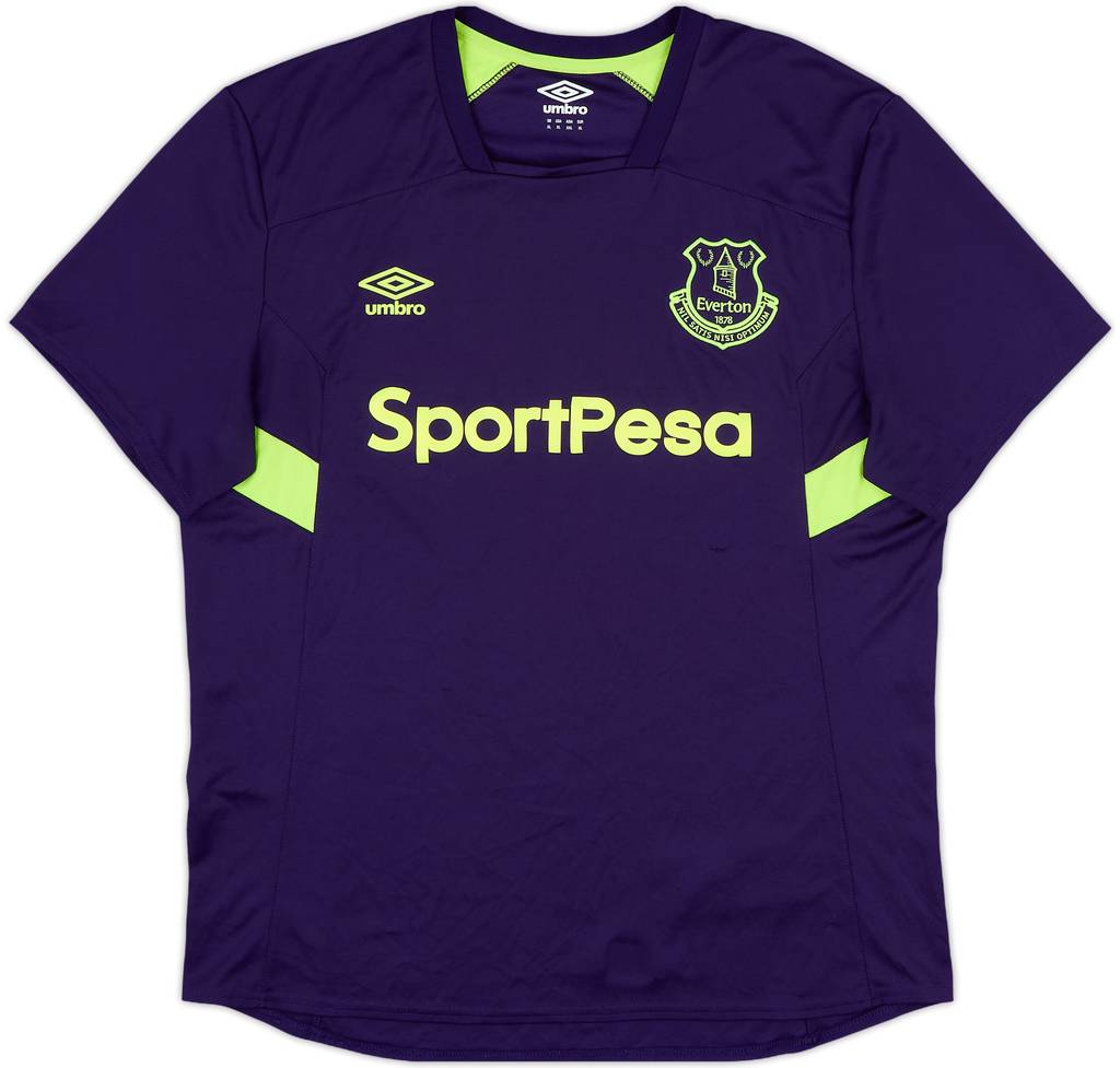2017-18 Everton Umbro Training Shirt - 8/10 - (XL)