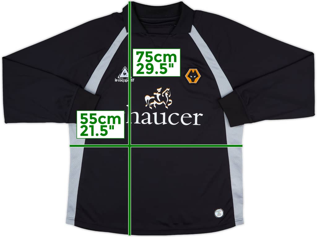 2005-06 Wolves GK Shirt - 8/10 - (L)