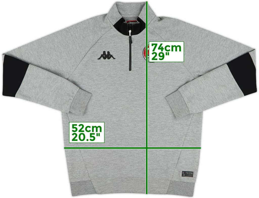2018-19 Clyde Kappa 1/4 Zip Training Top - 10/10 - (M)