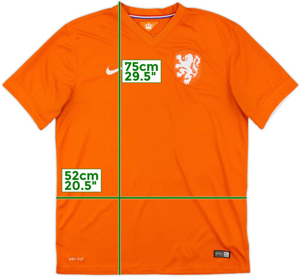 2014-15 Netherlands Home Shirt - 7/10 - (L)