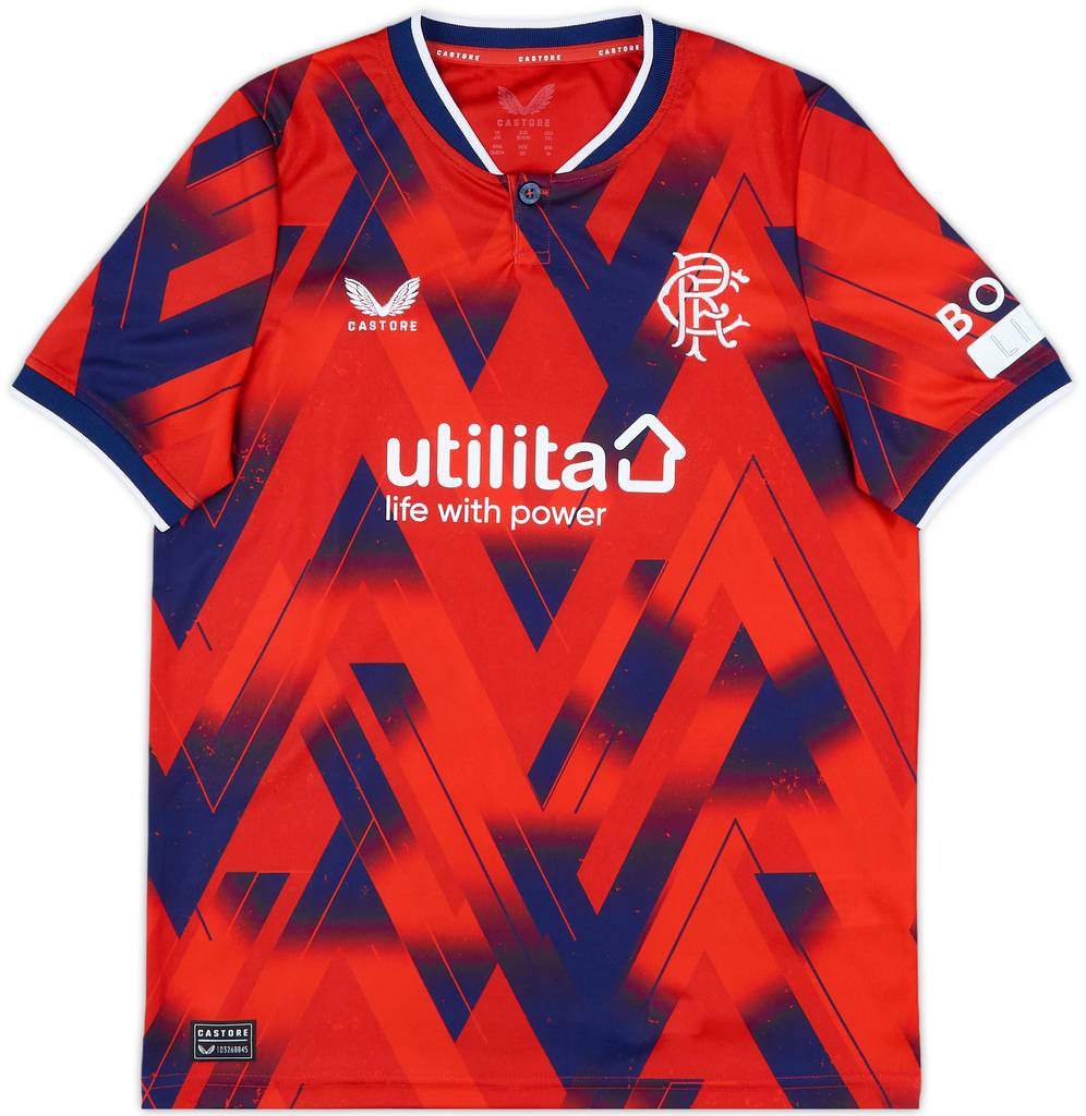 2023-24 Rangers Fourth Shirt - 10/10 - (XL.Boys)