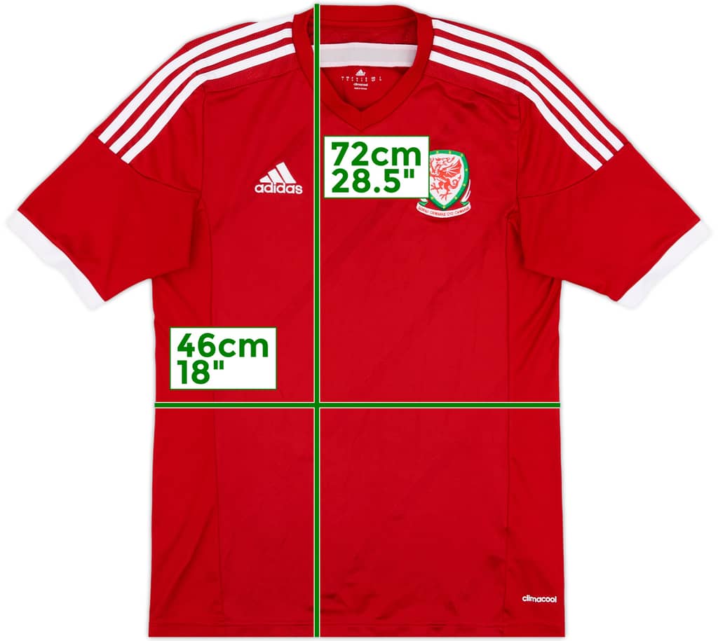 2013-15 Wales Home Shirt - 9/10 - (S)