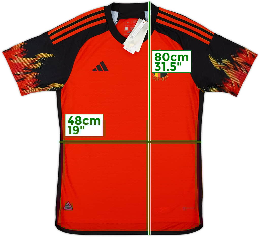 2022-23 Belgium Authentic Home Shirt (M)