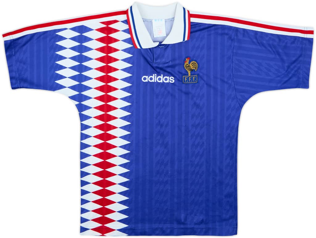 1994-96 France Home Shirt - 6/10 - (XS)