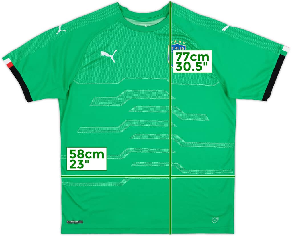 2018-19 Italy GK S/S Shirt - 10/10 - (XL)