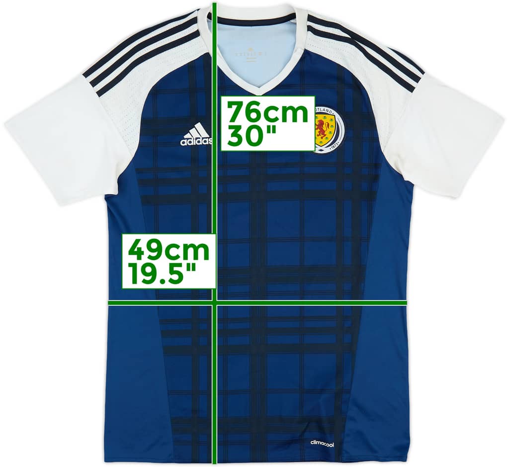 2016-17 Scotland Home Shirt - 7/10 - (M)