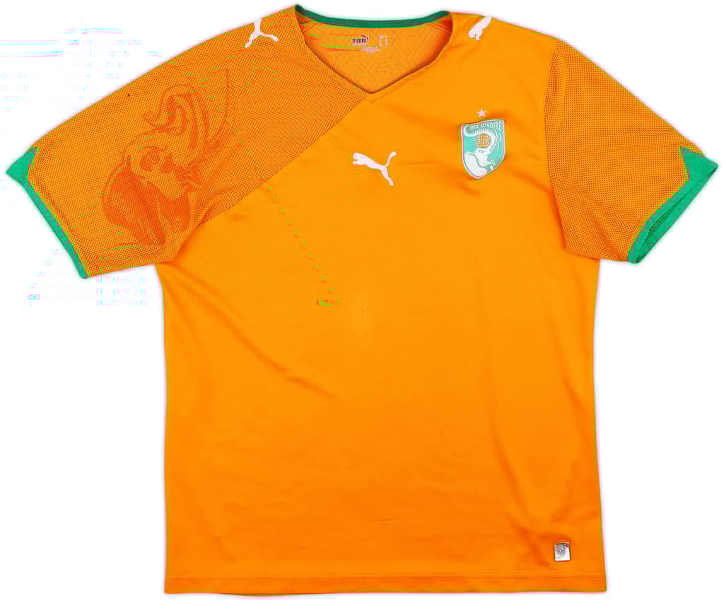 2010-11 Ivory Coast Home Shirt - 7/10 - (L)