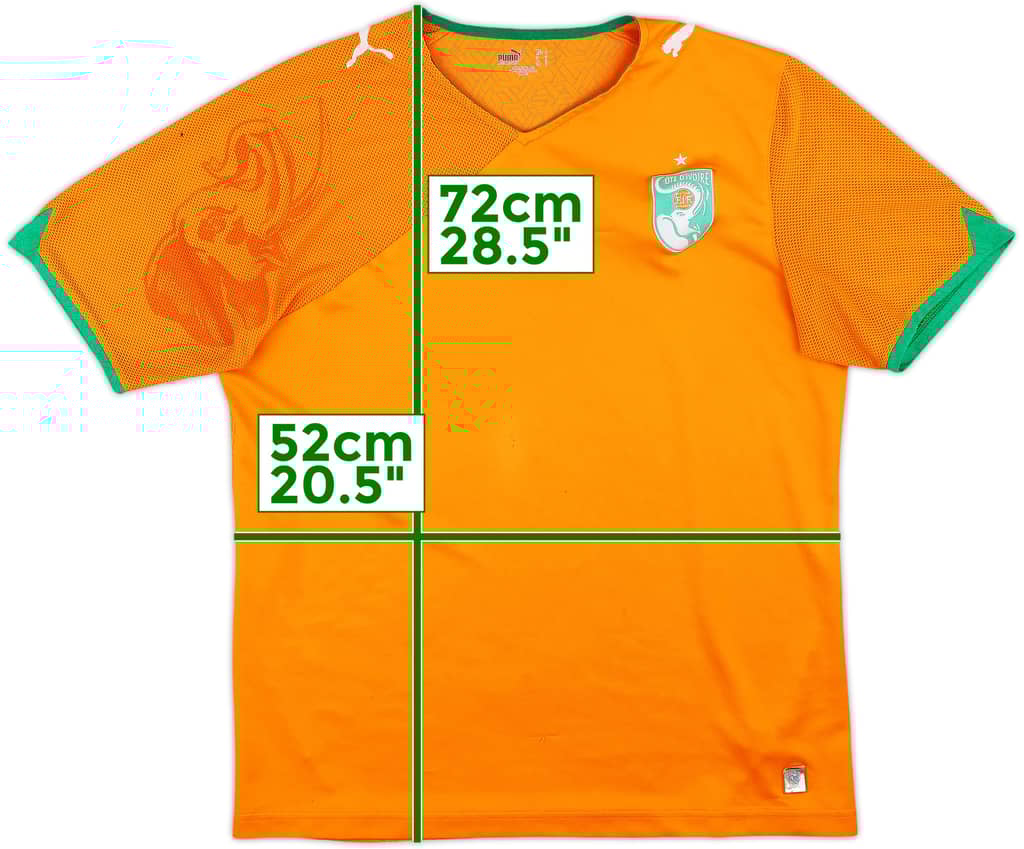 2010-11 Ivory Coast Home Shirt - 7/10 - (L)