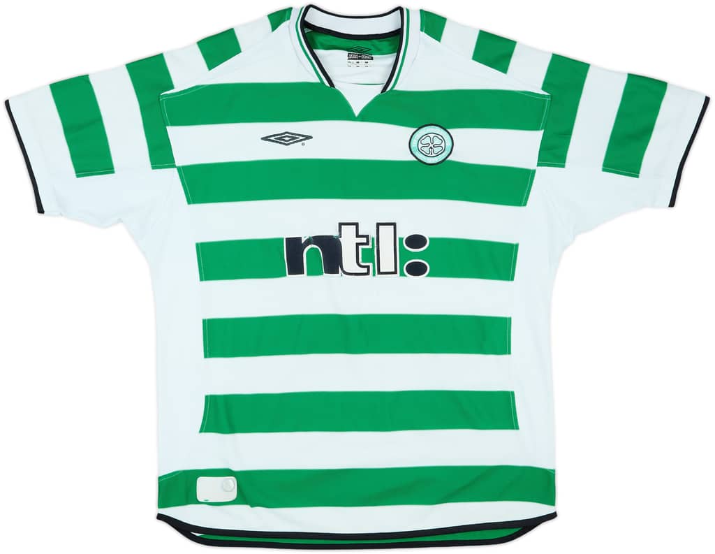 2001-03 Celtic Home Shirt - 4/10 - (XL)
