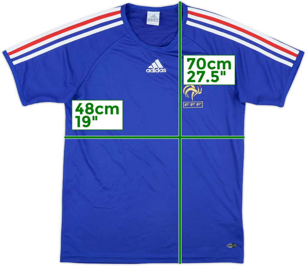 2007-08 France Basic Home Shirt - 9/10 - (S)