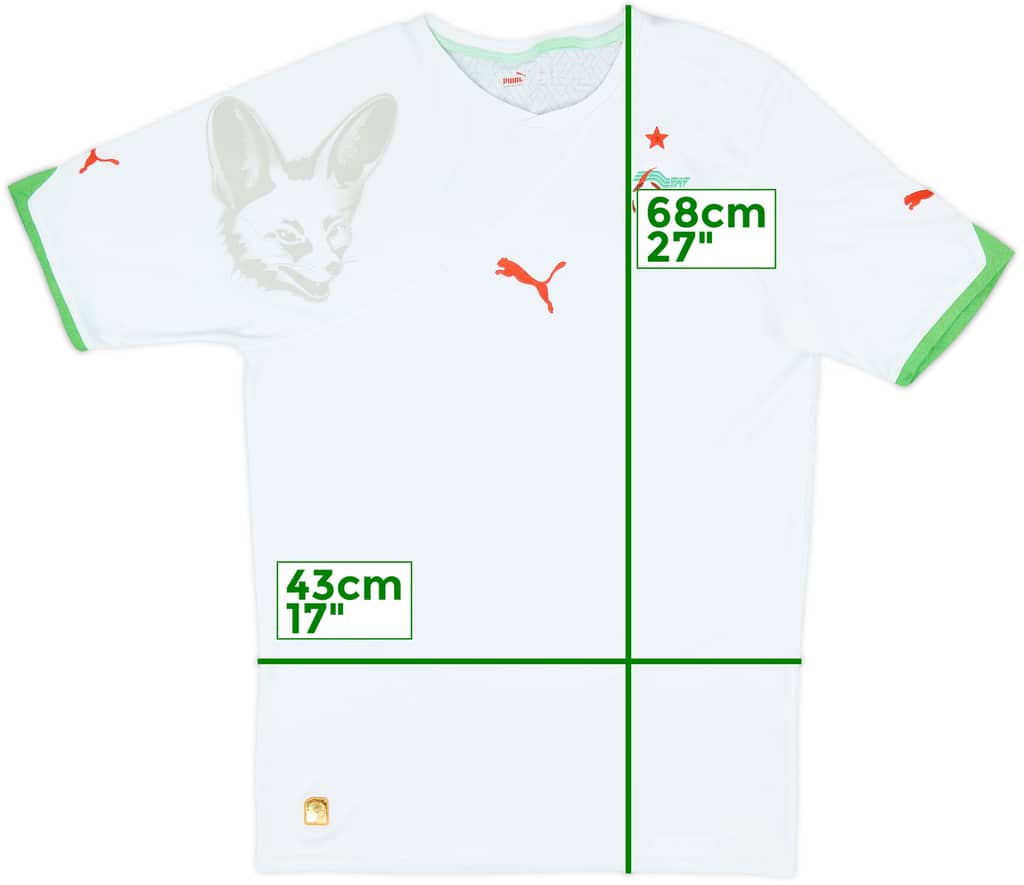 2010-11 Algeria Home Shirt - 8/10 - (S)