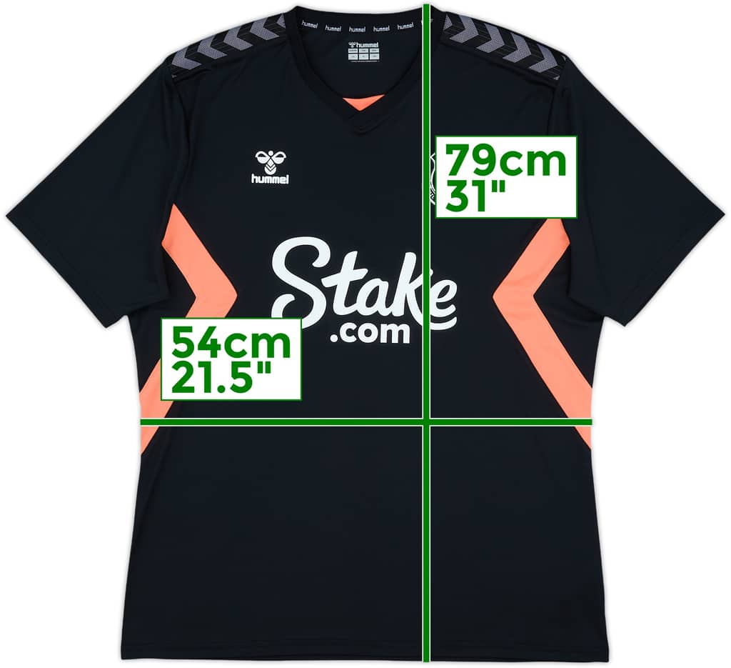 2020-21 Everton Hummel Training Shirt - 9/10 - (XXL)