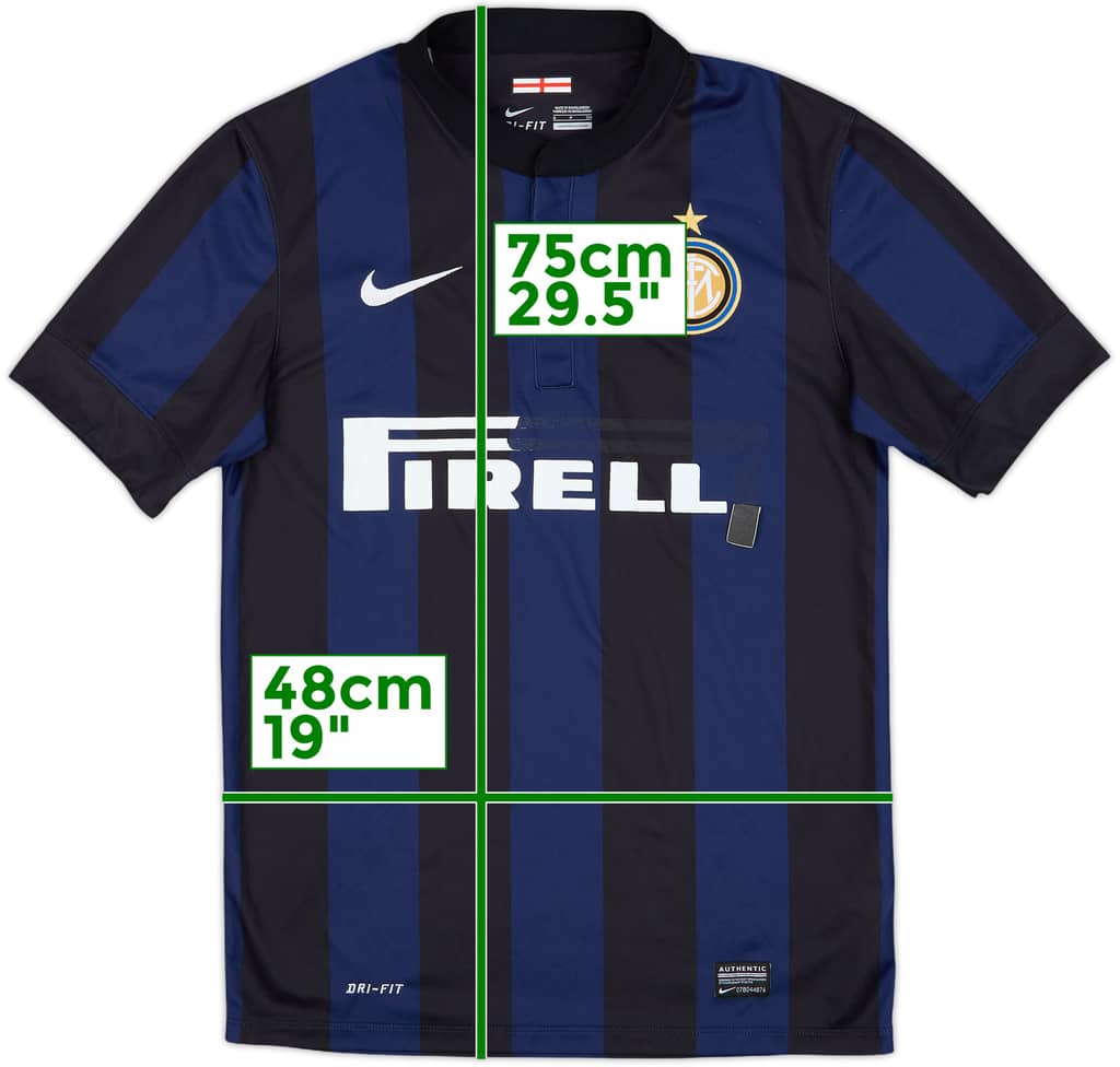 2013-14 Inter Milan Home Shirt - 4/10 - (S)