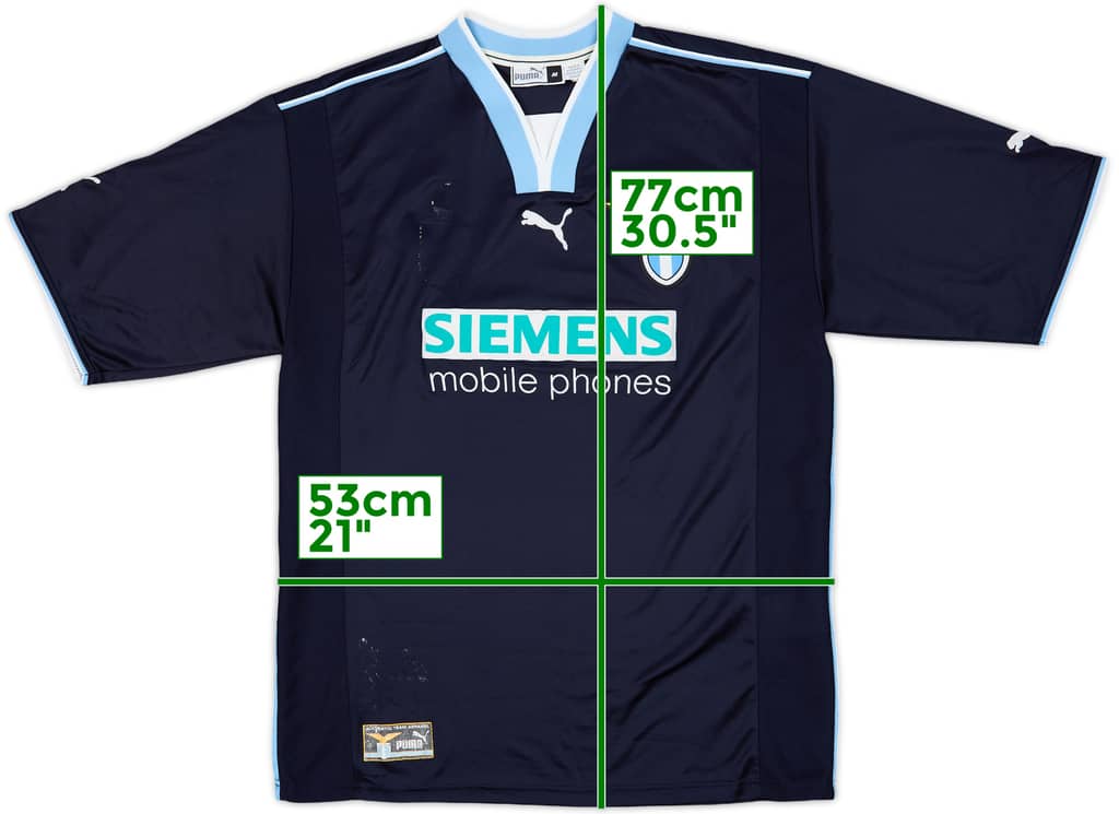 2000-01 Lazio European Away Shirt - 5/10 - (M)