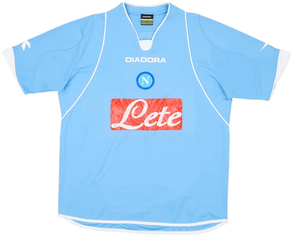 2007-08 Napoli Home Shirt - 6/10 - (M)