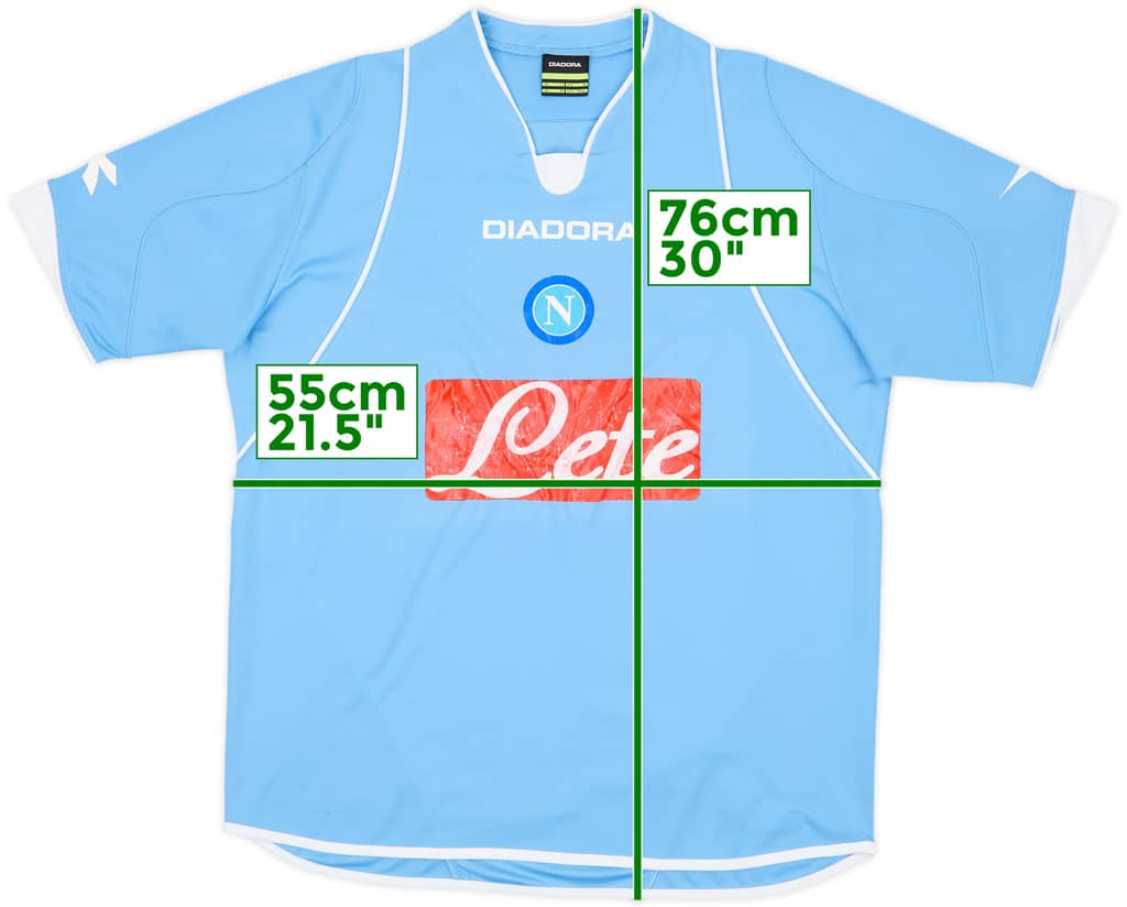 2007-08 Napoli Home Shirt - 6/10 - (M)