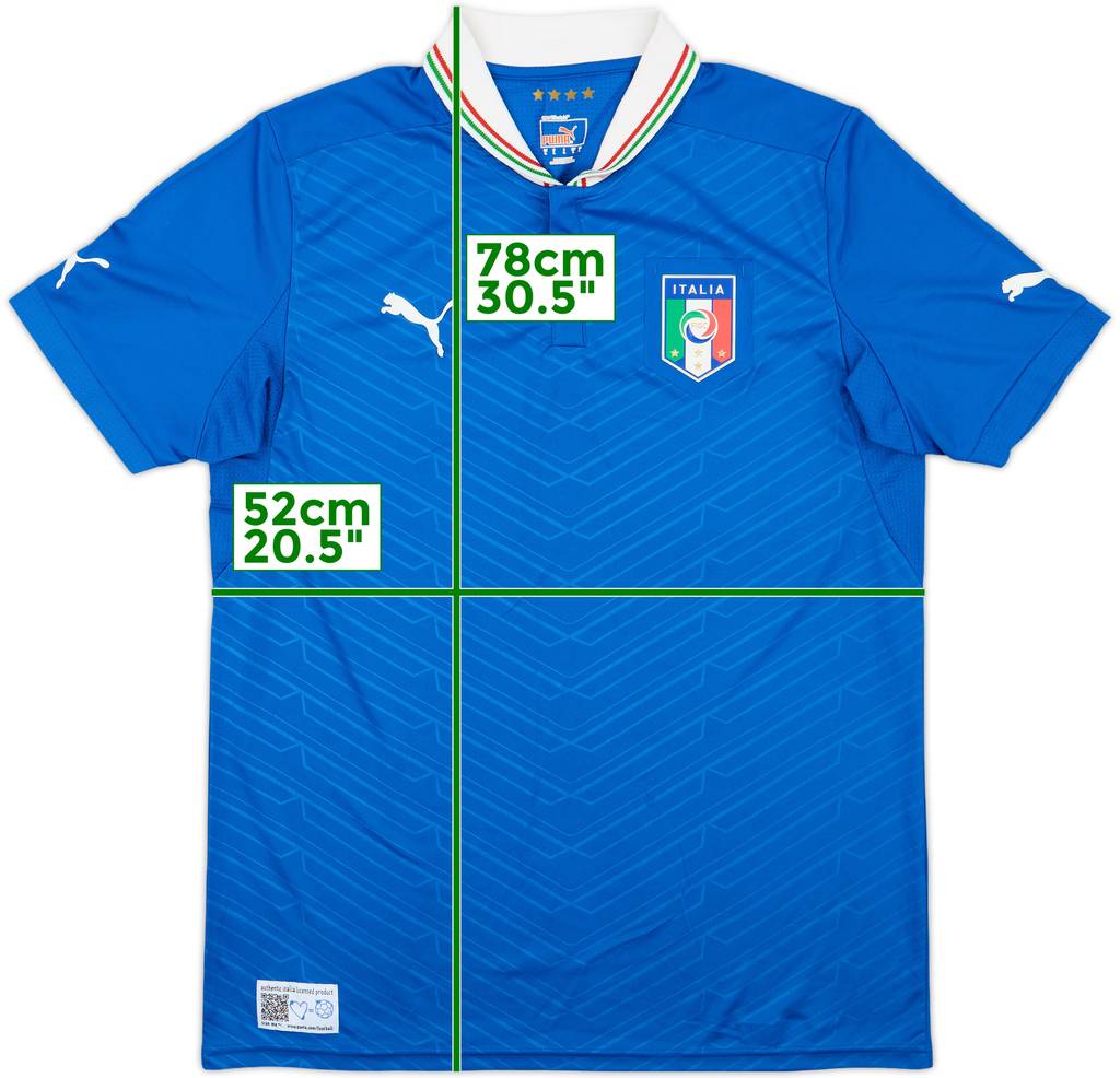 2012-13 Italy Home Shirt - 5/10 - (L)